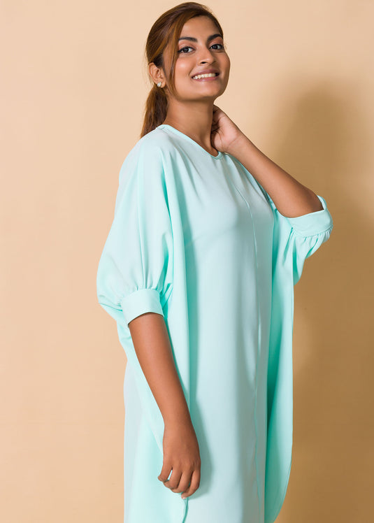 Oversized Solid Dress
