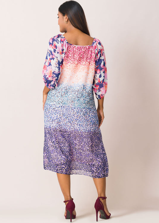 Puffy Sleeve Dress