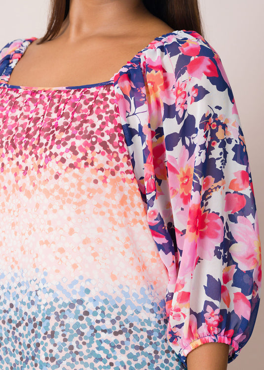 Puffy Sleeve Dress