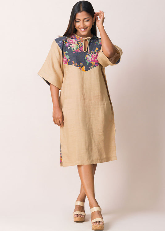 Printed Detail Dress