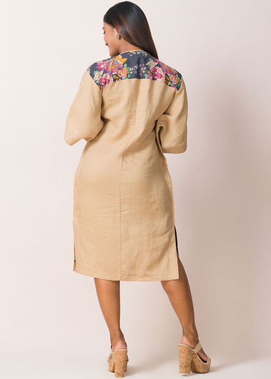 Printed Detail Dress