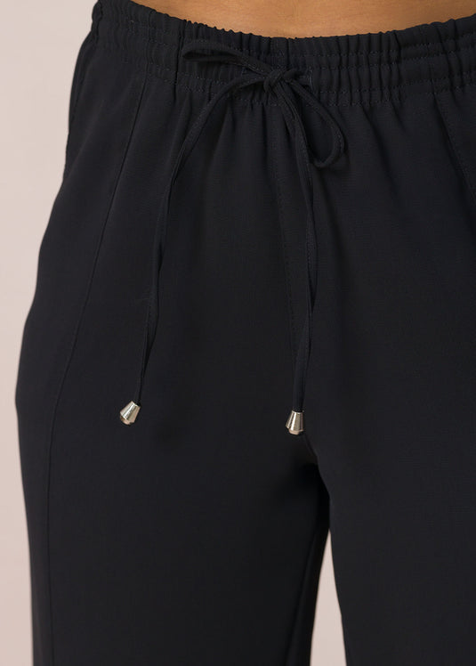 Elasticated pant with 2 pockets and tie up