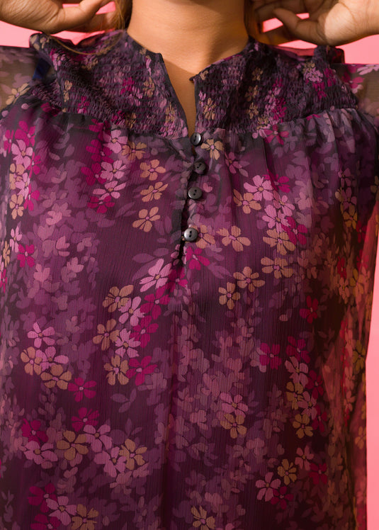 Smock Detail L/S Blouse