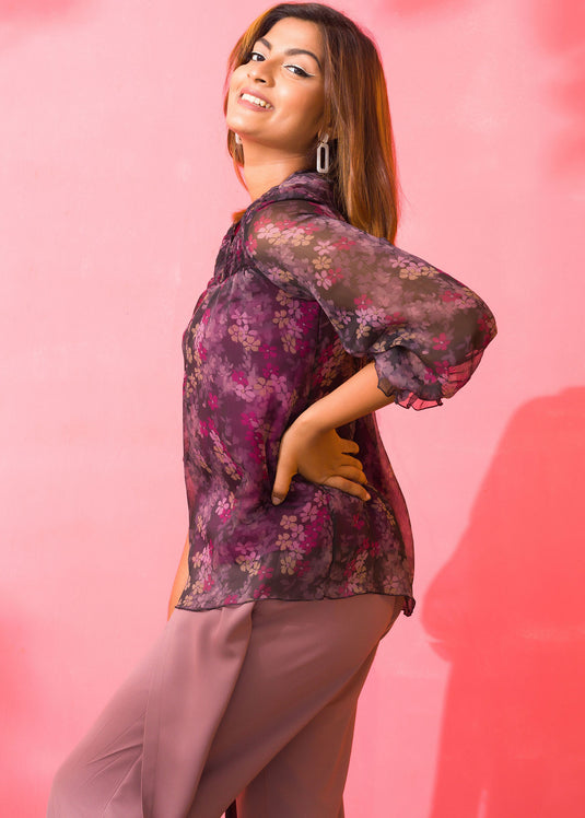 Smock Detail L/S Blouse