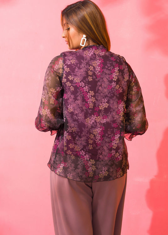 Smock Detail L/S Blouse