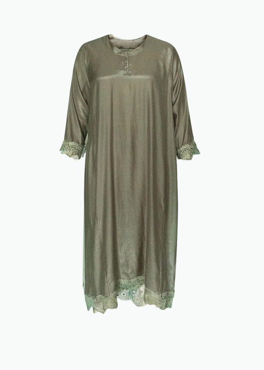 Long length kurtha with lac detail and side slits