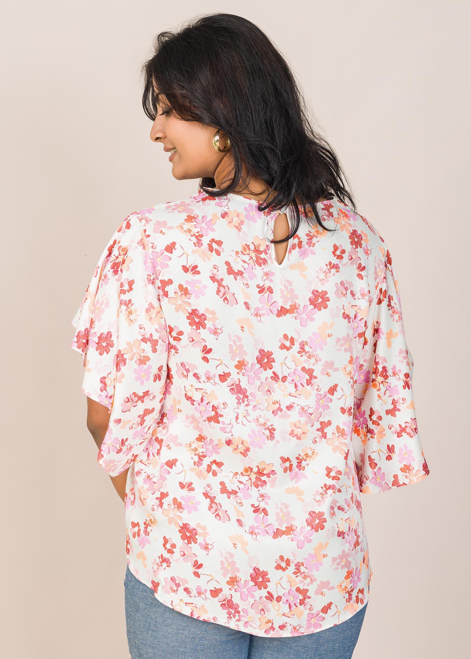 Flared Sleeves Blouse