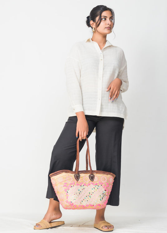 Collared button down shirt