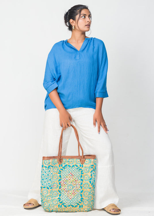 Shoulder detail blouse