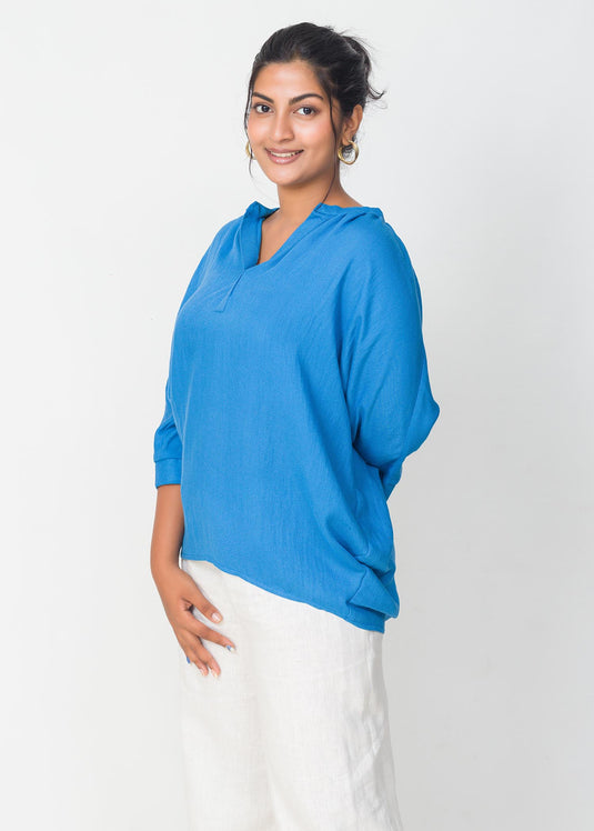Shoulder detail blouse