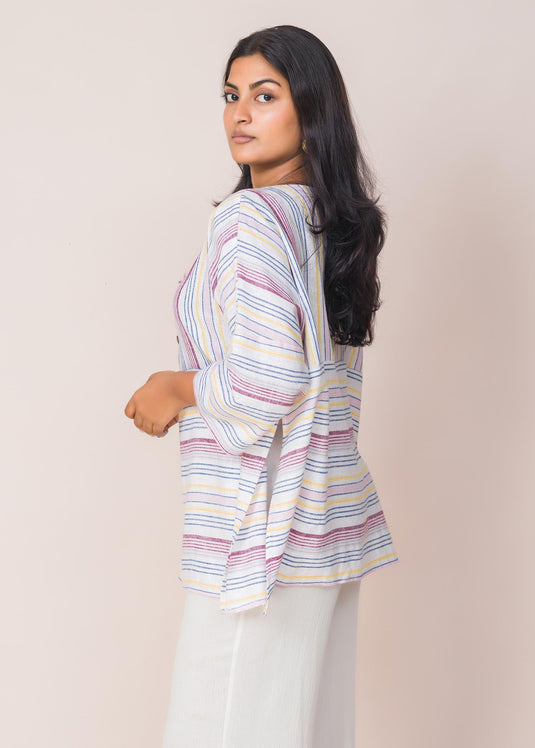 Mix and Match Stripped Blouse