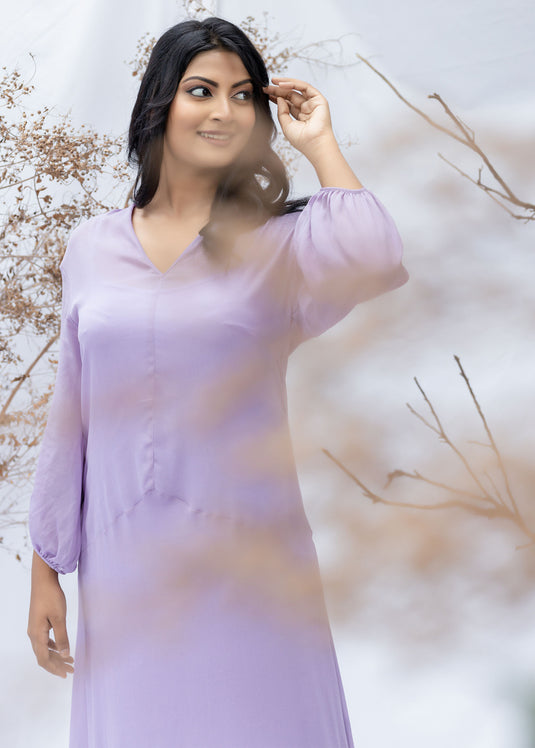 Drappy Long Dress