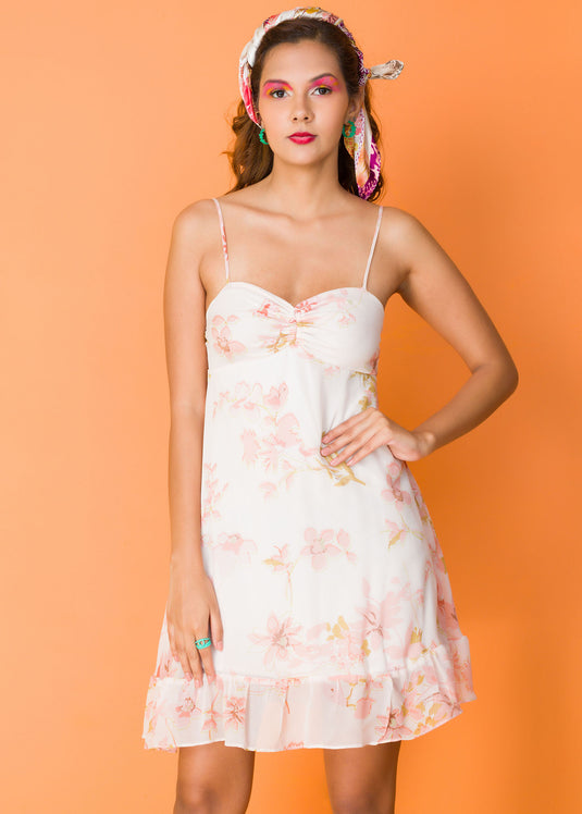 Strappy Floral Doll Dress