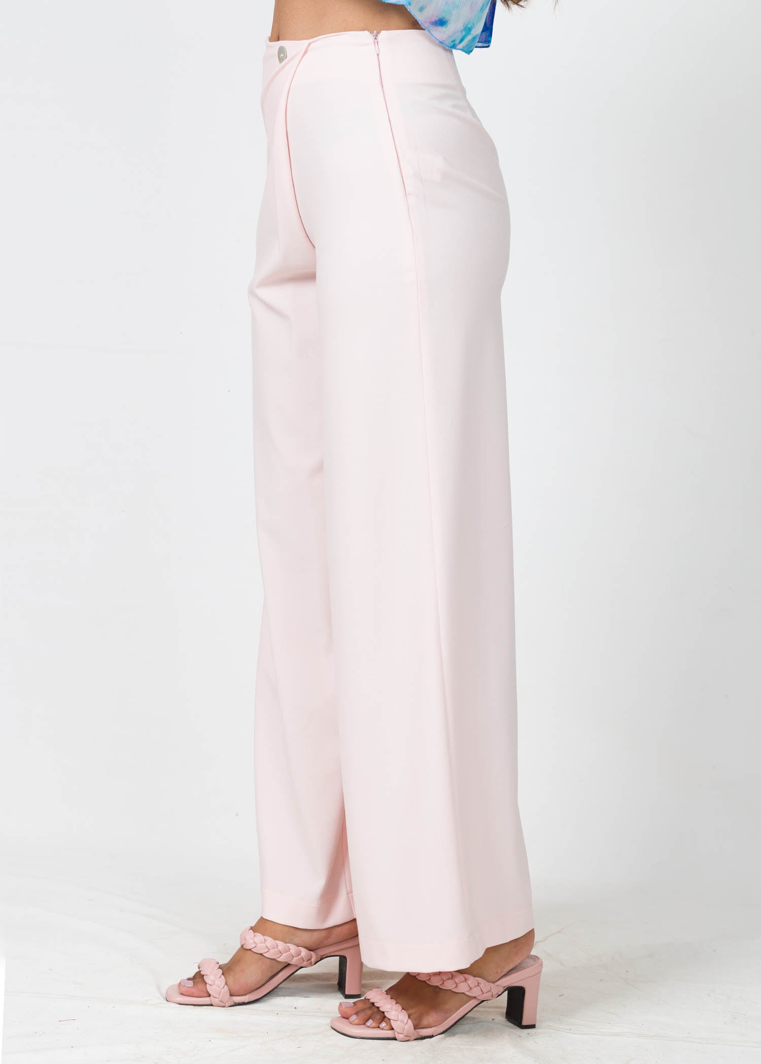 Wide Leg Pant With Waist Detail