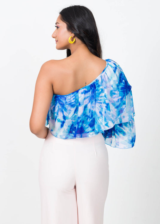 One Shoulder Layed Top