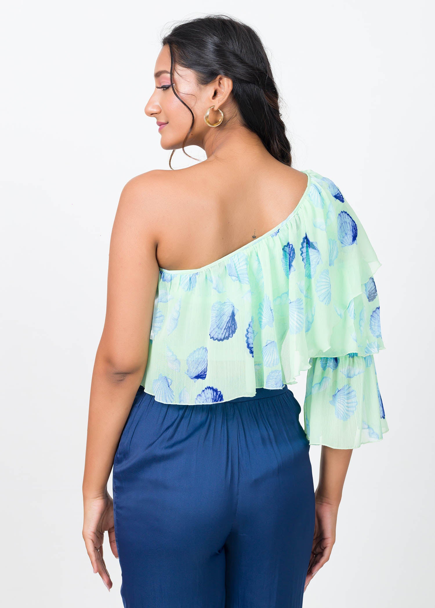 One Shoulder Layed Top
