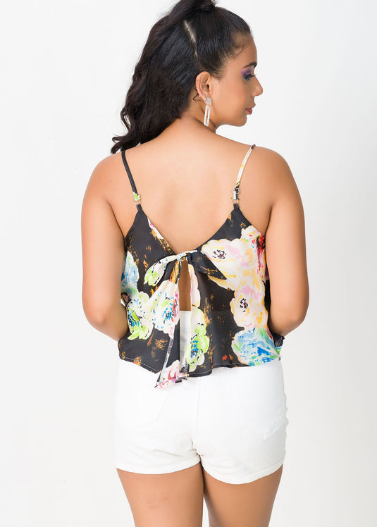 Flared cami top